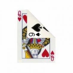 Carte double face Dame de coeur/9 de pique