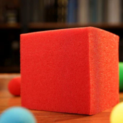 Cube &eacute;ponge 3.0 - Rouge