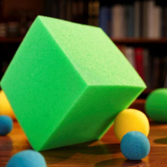 Cube &eacute;ponge 3.0 - Vert