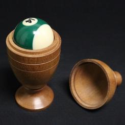 Deluxe Wooden Pool Ball Vase