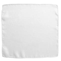 Foulard en soie 45x45 cm (blanc)