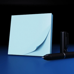 The Iarvel Magic Post-it Pad (bleu)