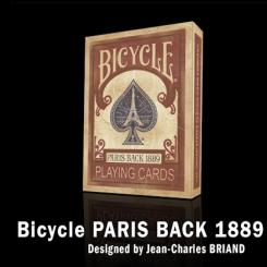Jeu de cartes Paris Back 1889 (rouge)