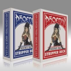 Jeu de cartes Phoenix Biseaut&eacute; bleu