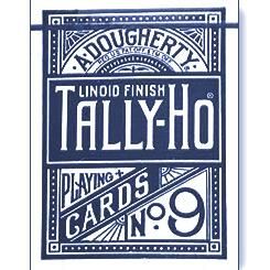 Jeu de cartes Tally Ho Circle (bleu) 