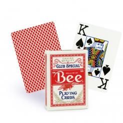 Jeu de cartes Bee rouge Jumbo index
