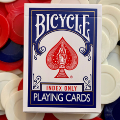 Jeu de cartes Bicycle Index Only (bleu)