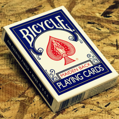 Jeu de cartes Bicycle Maiden bleu