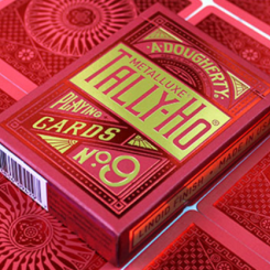 Jeu de cartes Tally Ho Red (Circle) MetalLuxe