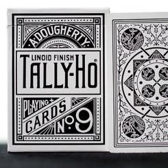 Jeu de cartes Tally-Ho White (Fan back)