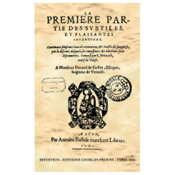 La Premi&egrave;re partie des subtiles et plaisantes inventions