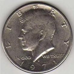 Pi&egrave;ce Demi Dollar Kennedy