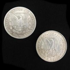Pi&egrave;ce double face Morgan (pile)