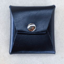 Square Coin Case (noir)