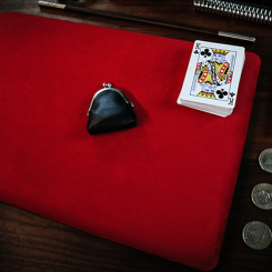 Tapis Suede Leather Moyen (rouge)